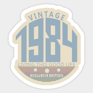 36th Birthday T-Shirt - Vintage 1984 Sticker